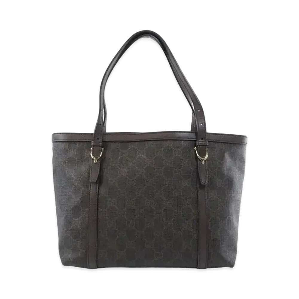 Gucci GG Supreme Tote Bag "Brown"