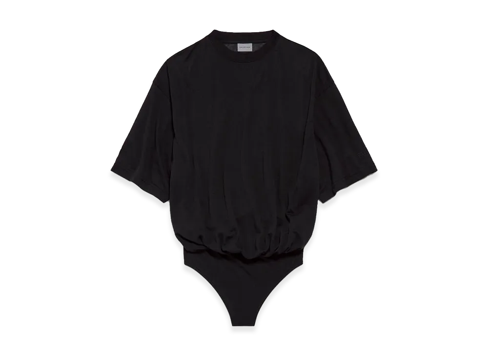 BALENCIAGA Women's Oversized T-Shirt Body "Black"