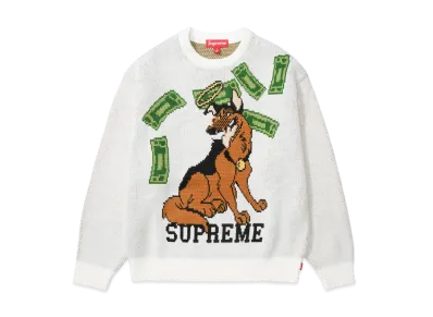 Supreme All Dogs Go To Heaven Sweater "White"