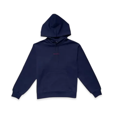 MARNI Logo Organic Cotton Sweatshirt "Navy"