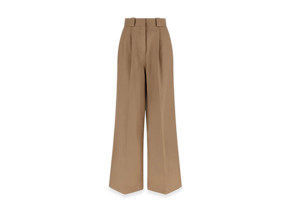 BALENCIAGA Women's High Waist Pants "Beige"