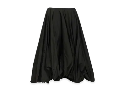 BALENCIAGA Women's Look 5 - Ballon Skirt In Technical Taffeta "Black"