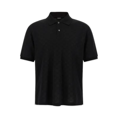 GUCCI Polo Jersey GG "Black"