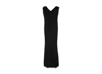 BALENCIAGA Women's Long Sack Dress "Black"