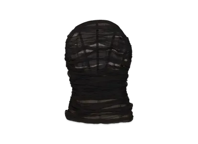 BALENCIAGA Women's Fitted Bustier Top Silk Chiffon "Black"