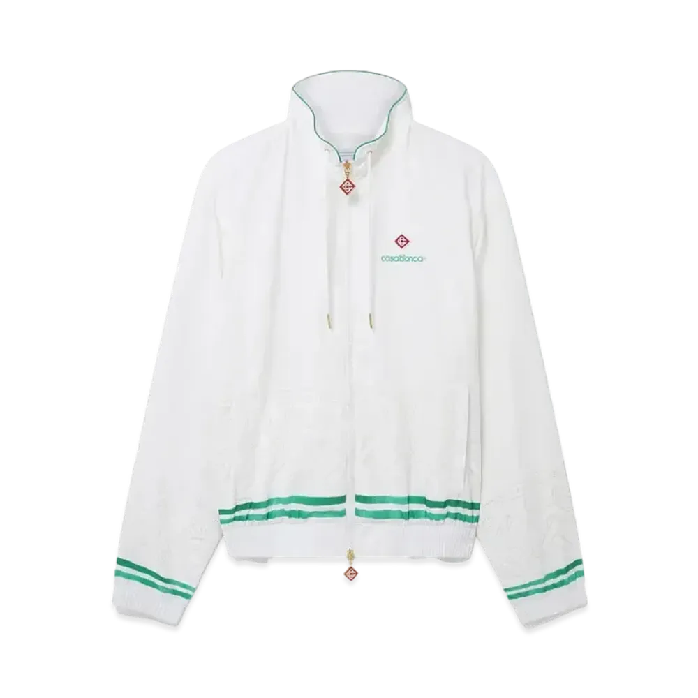 Casablanca Laser Detail Track Jacket "White"