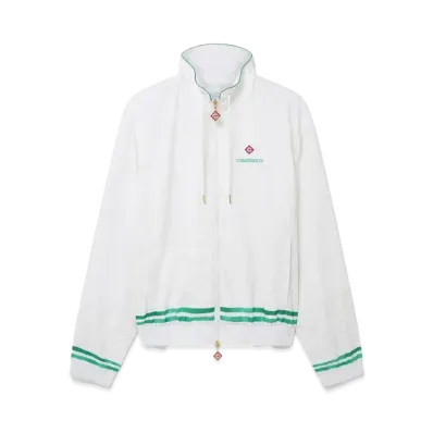 Casablanca Laser Detail Track Jacket "White"