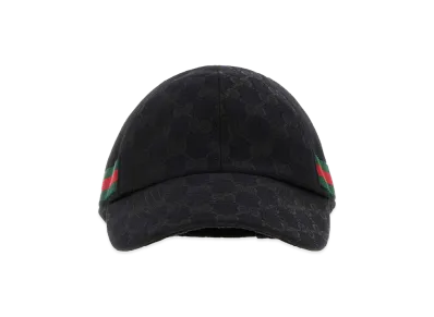 GUCCI GG Fabric Baseball Cap "Black"
