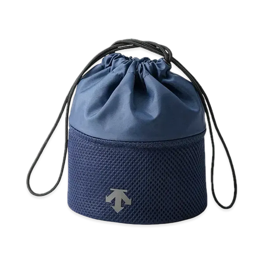 DESCENTE ALLTERRAIN W Russell Mesh Drawstring Pouch "Navy"
