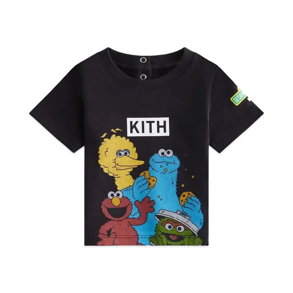 Kith x Sesame Street Baby Family Tee "Black"