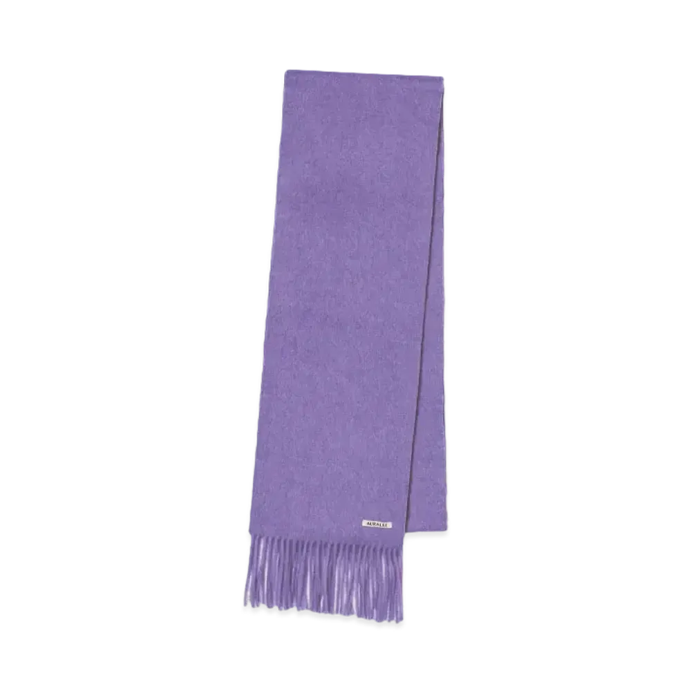 AURALEE Baby Cashmere Long Stole "Purple"