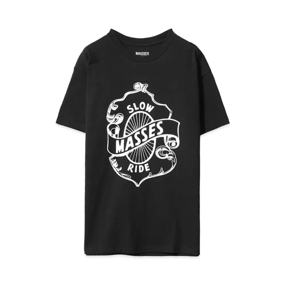 MASSES T-SHIRT SLOW RIDE "BLACK"