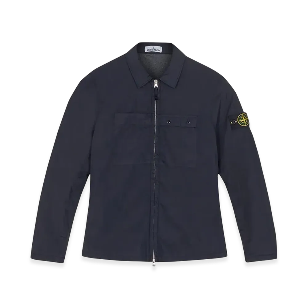 Stone Island 10404 Two Pocket Nylon Overshirt - 20FW "Navy Blue"