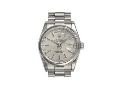 ROLEX Daydate "Silver/Platinum"