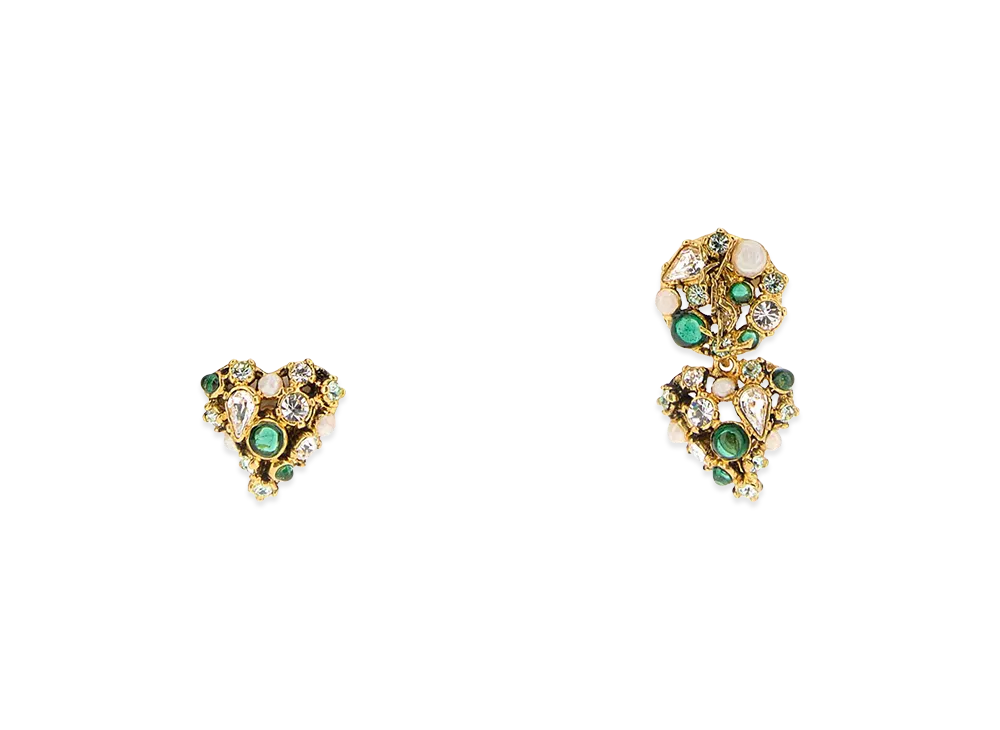 Saint Laurent Women's Metal Cassandre Earrings "Gold"
