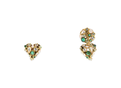 Saint Laurent Women's Metal Cassandre Earrings "Gold"