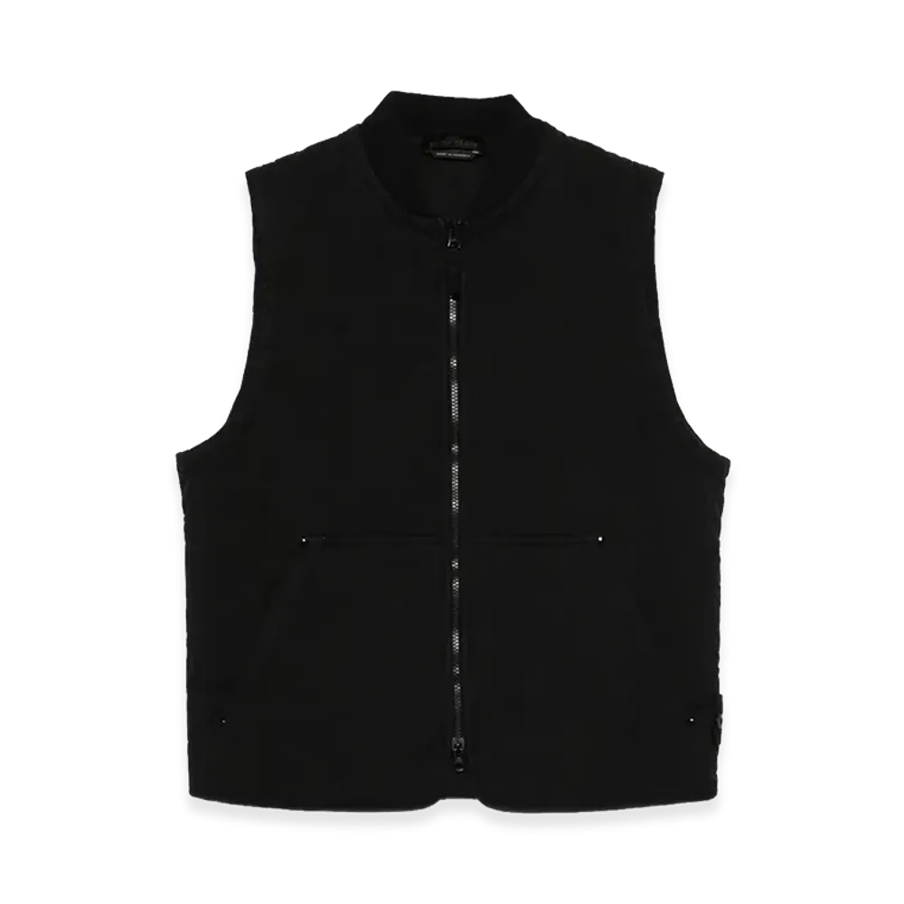 Stone Island Cotton Linen Quilted-TC_S.I. Ghost "Black"