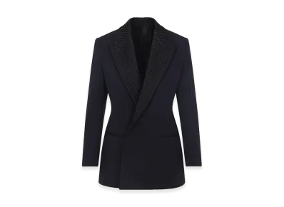 Bottega Veneta Women's Jackets "Dark Blue"