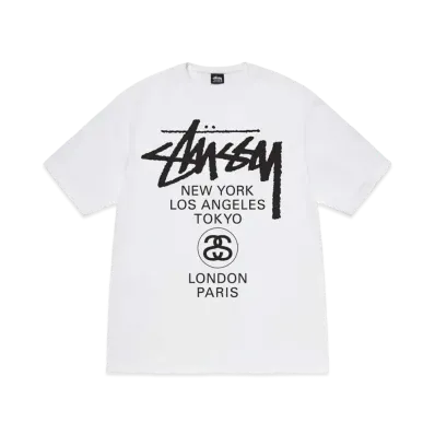 Stussy World Tour Tee "White" (23SS)
