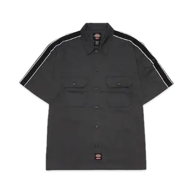Supreme x Dickies Stripe S/S Work Shirt "Charcoal"