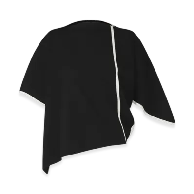 132 5. ISSEY MIYAKE Half Cube Pattern Knit "Black/White"