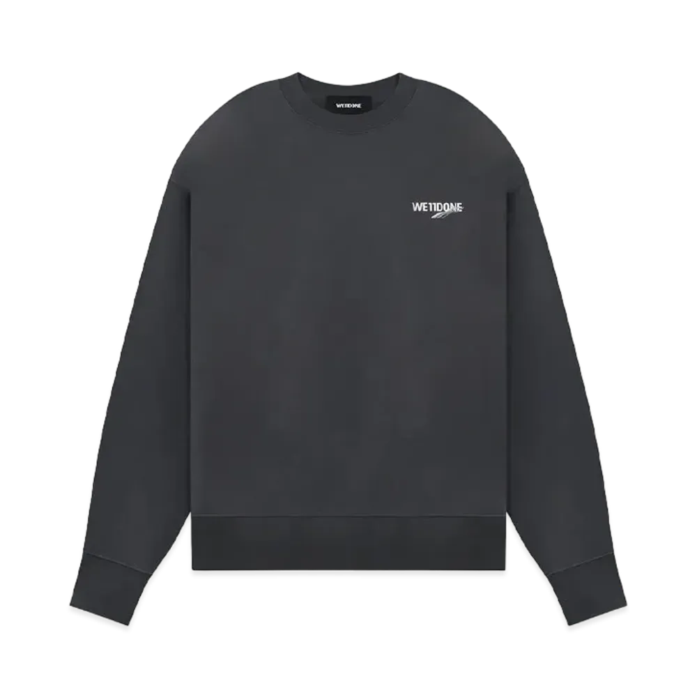 WE11DONE Basic 1506 Logo Sweatshirt "Charcoal"