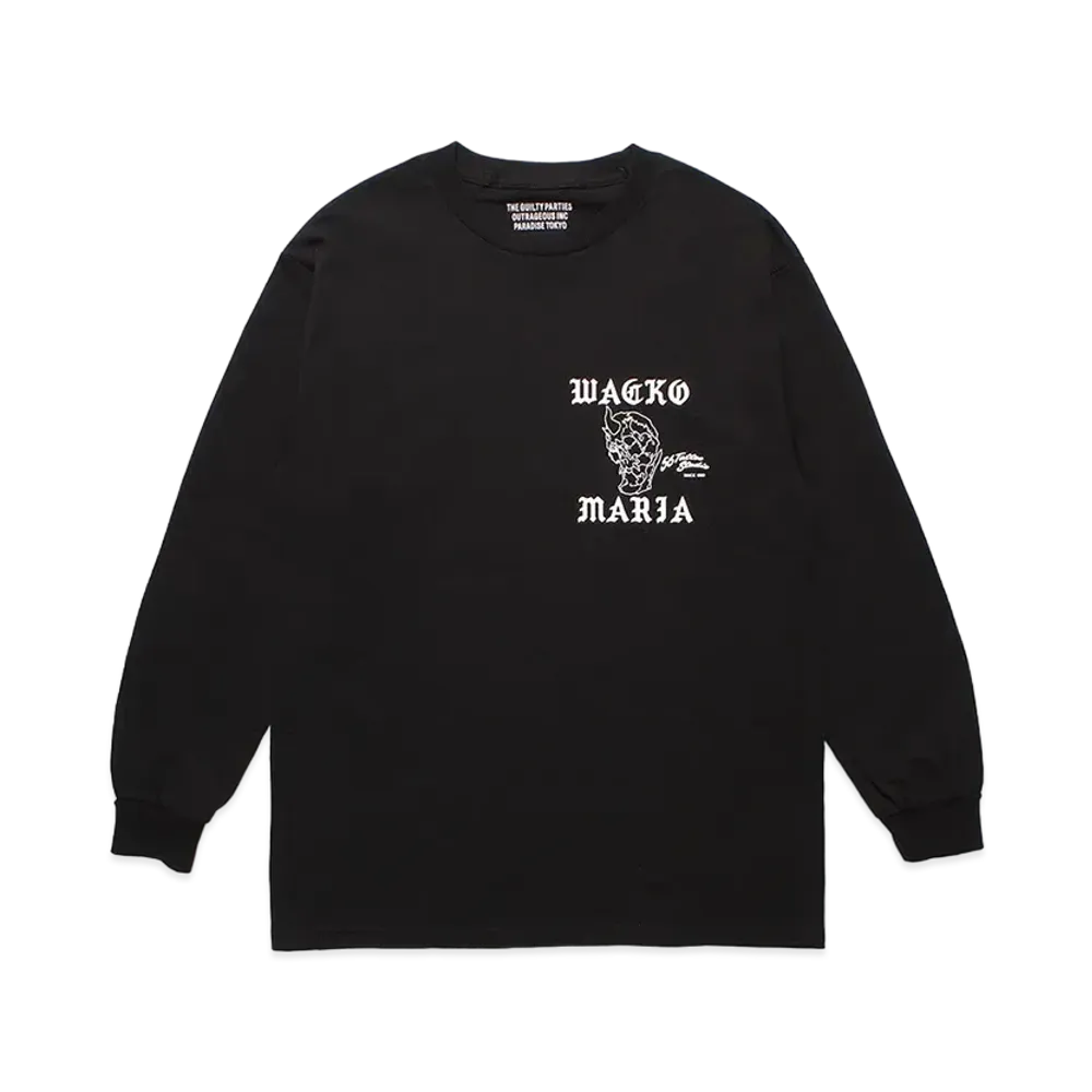 56 Tattoo Studio x WACKO MARIA Long Sleeve T-shirt "Black"