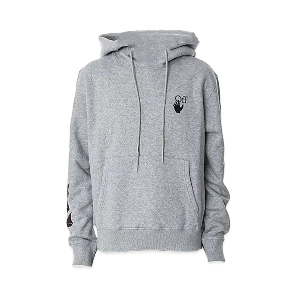 OFF-WHITE Marker Hoodie "Gray"