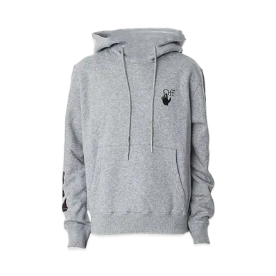 OFF-WHITE Marker Hoodie "Gray"
