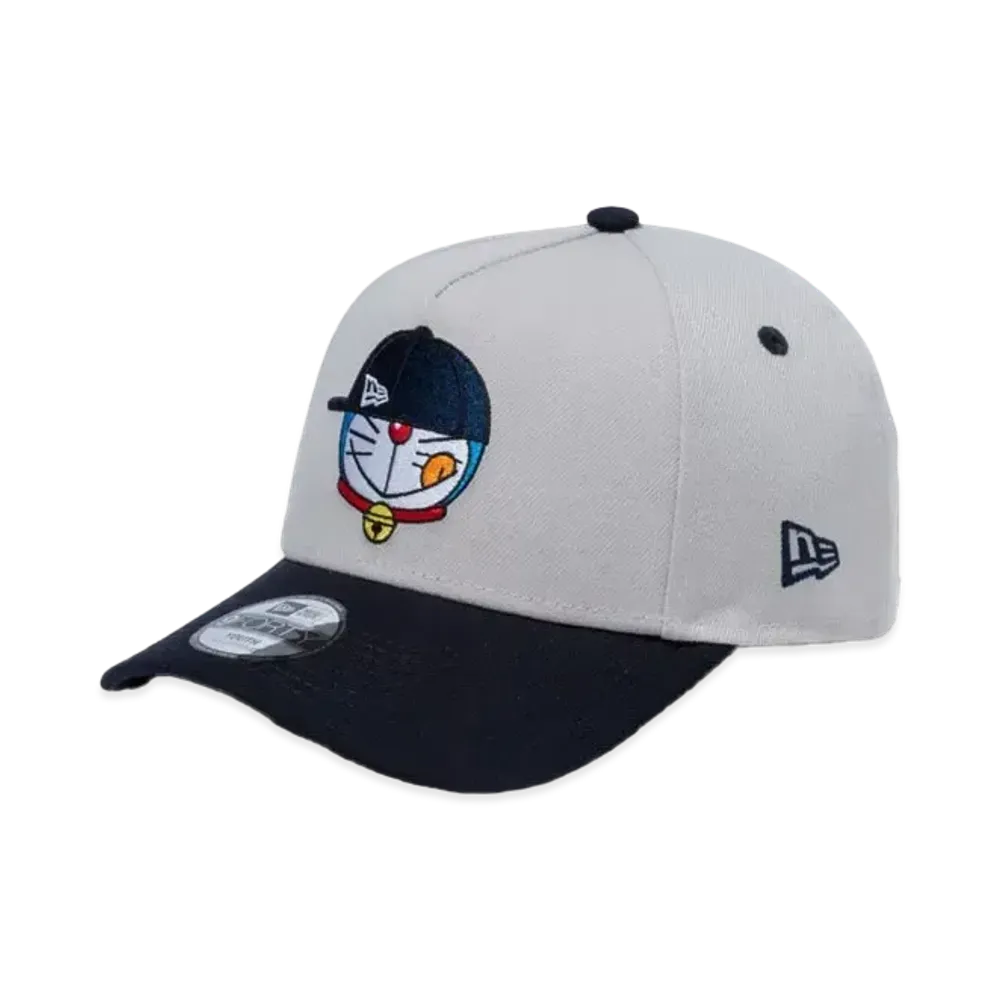 NEW ERA x Doraemon Youth 9FORTY A-Frame Face Logo "Stone Navy"