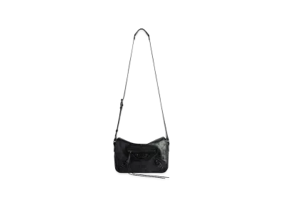 BALENCIAGA Le City Small Flap Messenger Bag "Black"