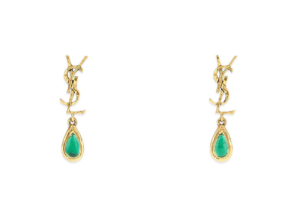 Saint Laurent Women's Cassandre Earrings "Gold"
