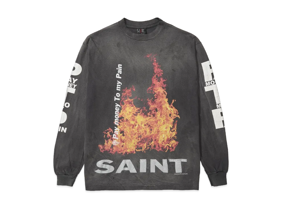 SAINT Mxxxxxx x Pay money To my Pain PTP_SS Tee / SR TO SS "Black"