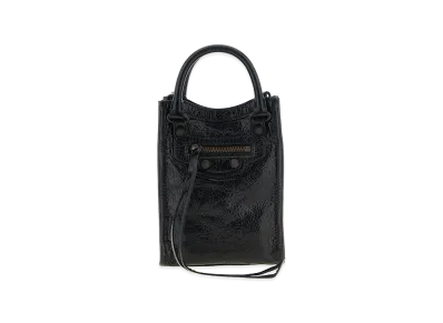 BALENCIAGA Women's le City Tote Phone Holder "Black"
