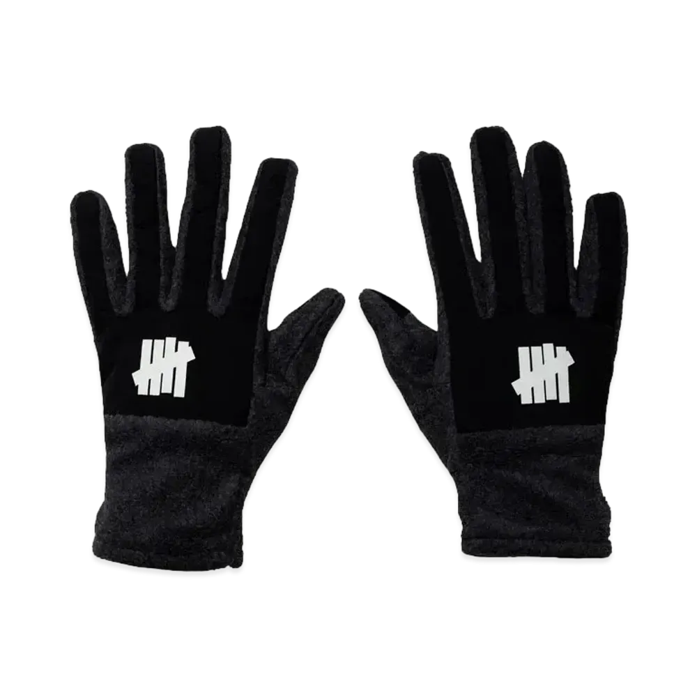 UNDEFEATED Polar Fleece Gloves "Gray"