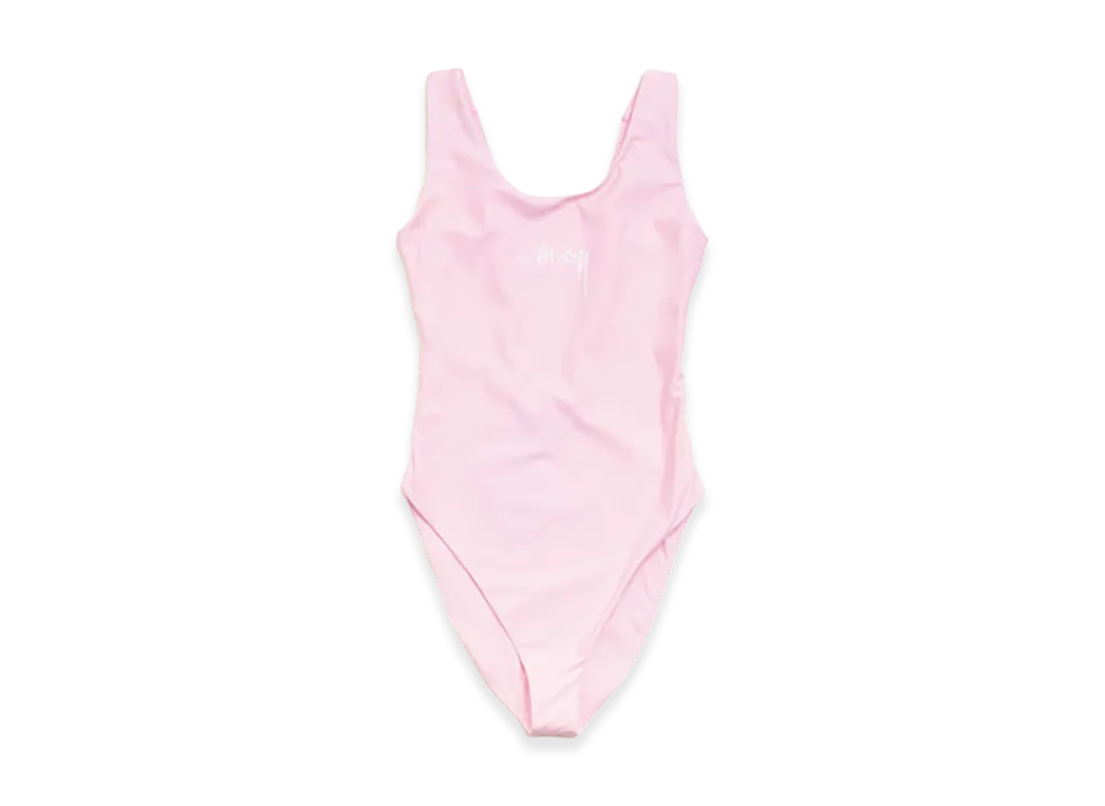 Stussy Women's Surf Stock One Piece Swimsuit "Pink"
