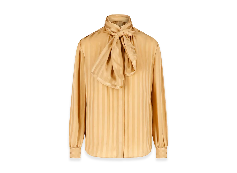 Saint Laurent Women's Shirts "Beige"