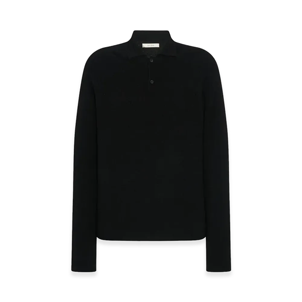 The Row Tiger Cashmere Polo "Black"