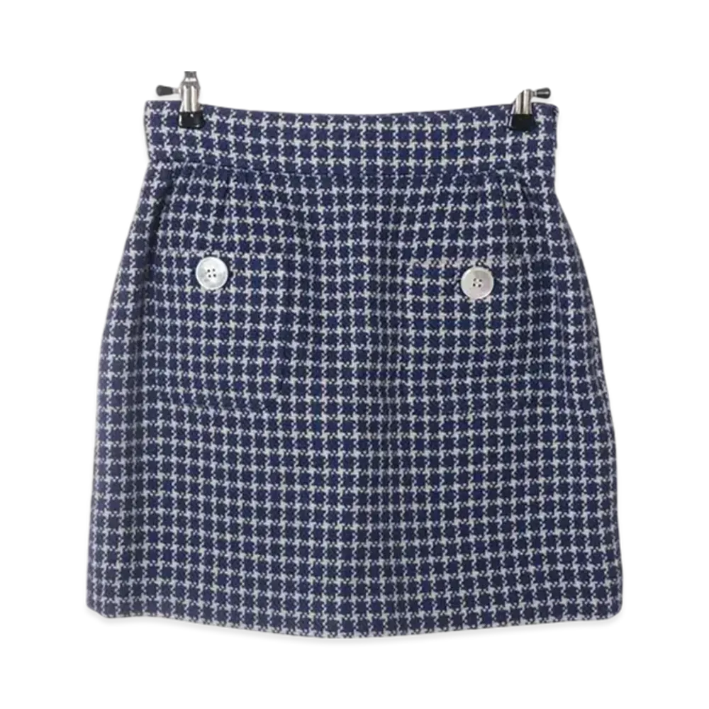 MIU MIU Mini Skirt "Navy"
