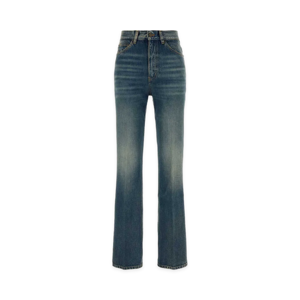 Saint Laurent Women's New Clyde Rr7276Or Sioux Presh "Medium Blue"