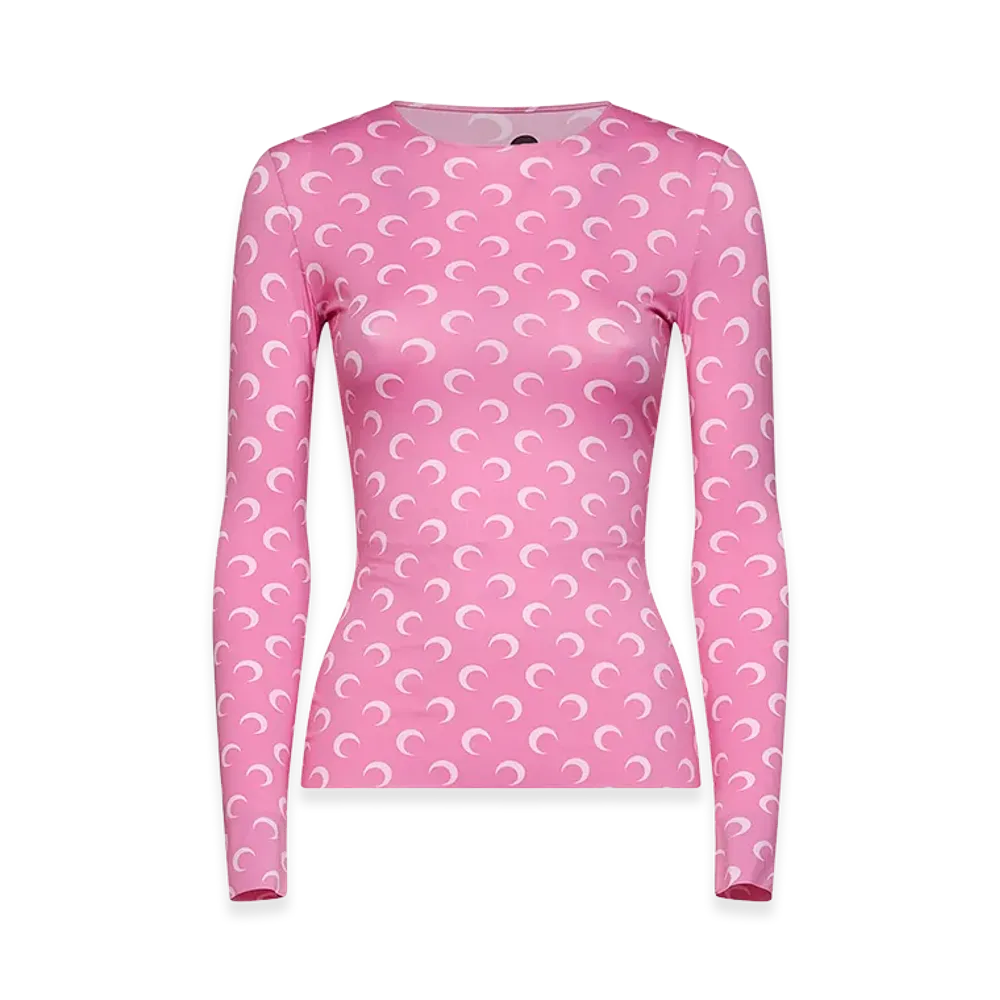 Marine Serre Women's Sweaters "Pink"