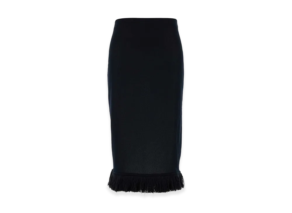 Bottega Veneta Women's Knit Skirt "Navy Blue"