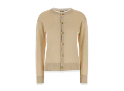 Bottega Veneta Women's Knit Cardigan "Beige/Sand"