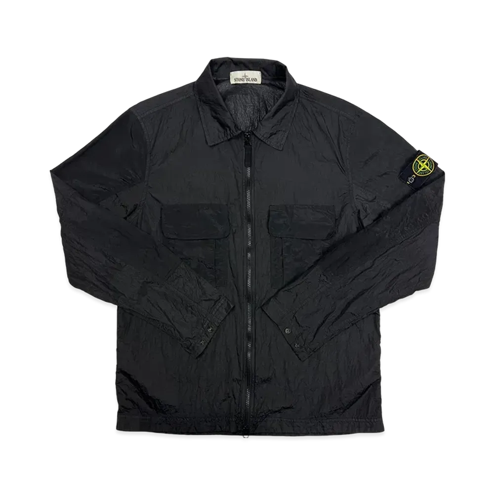 Stone Island Nylon Metal Ripstop Overshirt "Black"