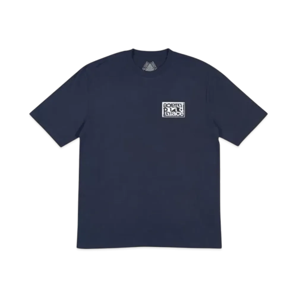 PALACE Split T-Shirt "Navy"
