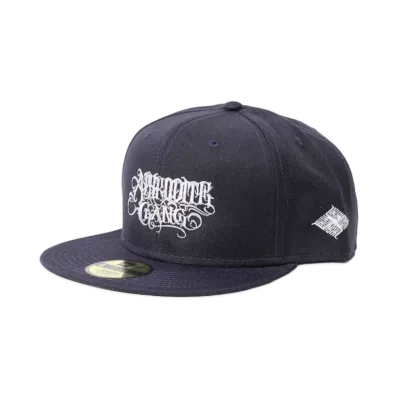 APHRODITEGANG Classic Logo Snapback Cap "Navy-White"