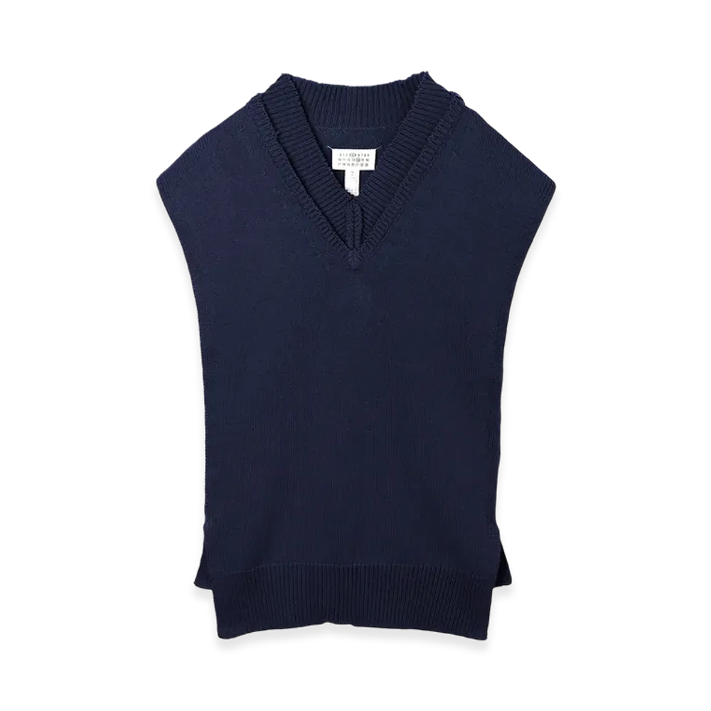 Maison Margiela Knit Vest "Navy"