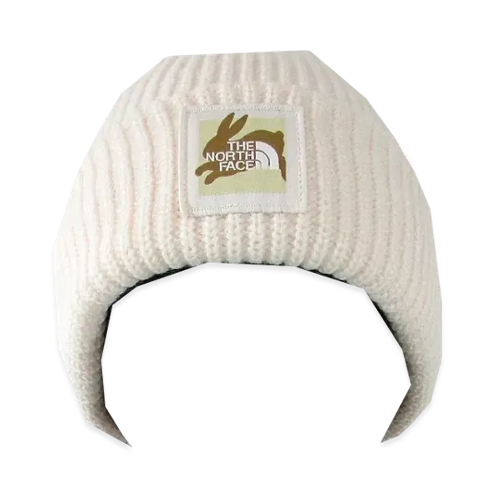 The North Face Salty Dog Beanie Short "Gardenia White/Gravel/CNY Patch"