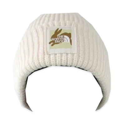 The North Face Salty Dog Beanie Short "Gardenia White/Gravel/CNY Patch"