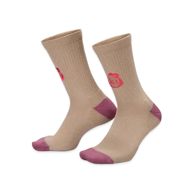 Nike x Kids of Immigrants Elevated Crew Socks "Beige"